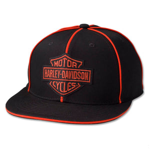 97743-23vm Harley 97743-23VM BAR &AMP; SHIELD FITTED HAT - BLACK